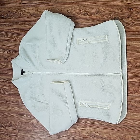 Talbots XL Zipper Jacket Cream - Picture 1 of 5